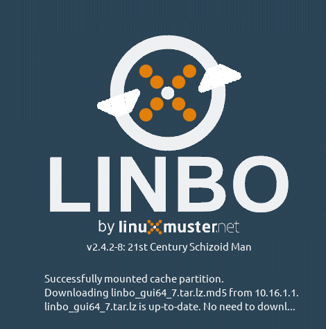 Linbo start screen