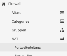 Firewall Portweiterleitung