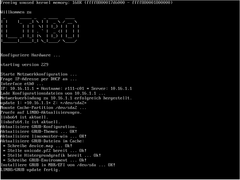 LINBO-Grub Installation