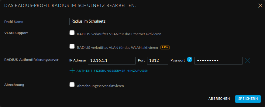 Radiusprofil